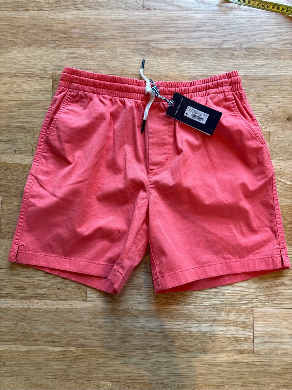 NWT Vineyard Vines Boys Pull On Chino Shorts Size 18 “Just Peachy”